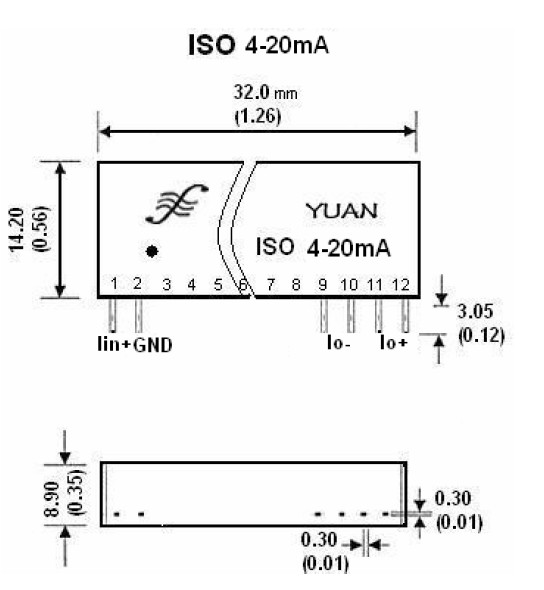 4-20ma 电流环_电路图分享 ISO 4-20mA 电流环隔离芯片是单片两线制隔离接口芯片,该IC 内部包含有电流信号调制解调电路、信号耦合隔离变换电路等。很小的输入等效电阻,使该IC 的输入电压达到超宽范围(7.5—32V),以满足用户无需外接电源而实现信号远距离、无失真传输的需要。内部的陶瓷基板、印刷电阻工艺及新技术隔离措施使器件能达到3KVAC 绝缘电压和工业级宽温度、潮湿、震动的现场恶劣环境要求。ISO 4-20mA 系列产品使用非常方便无需外接任何元件即可实现4-20mA 电流环隔离或信号一进二出、二进二出等变换